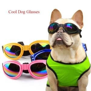 5Pcs/lot Pull Wind Fashion Dogs Pets Accessories Foldable Pet Glasses